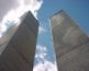 The Twin Towers of September 11th, 2001.